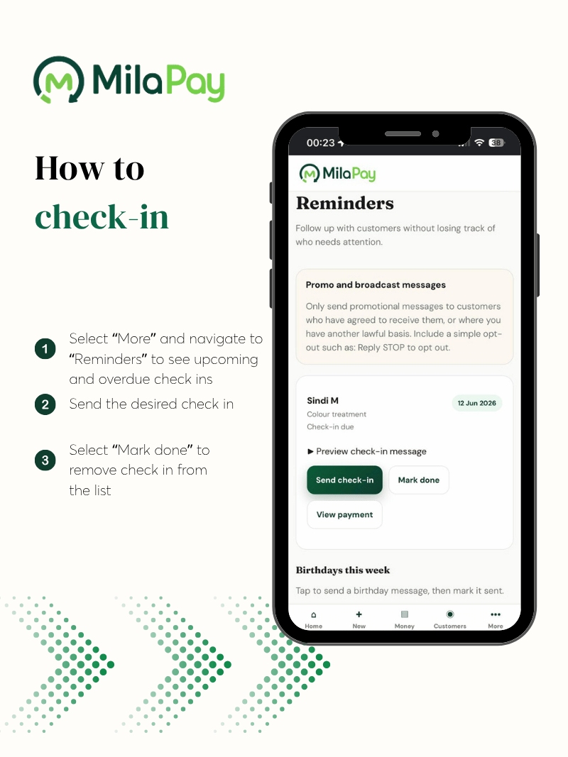 How to check in