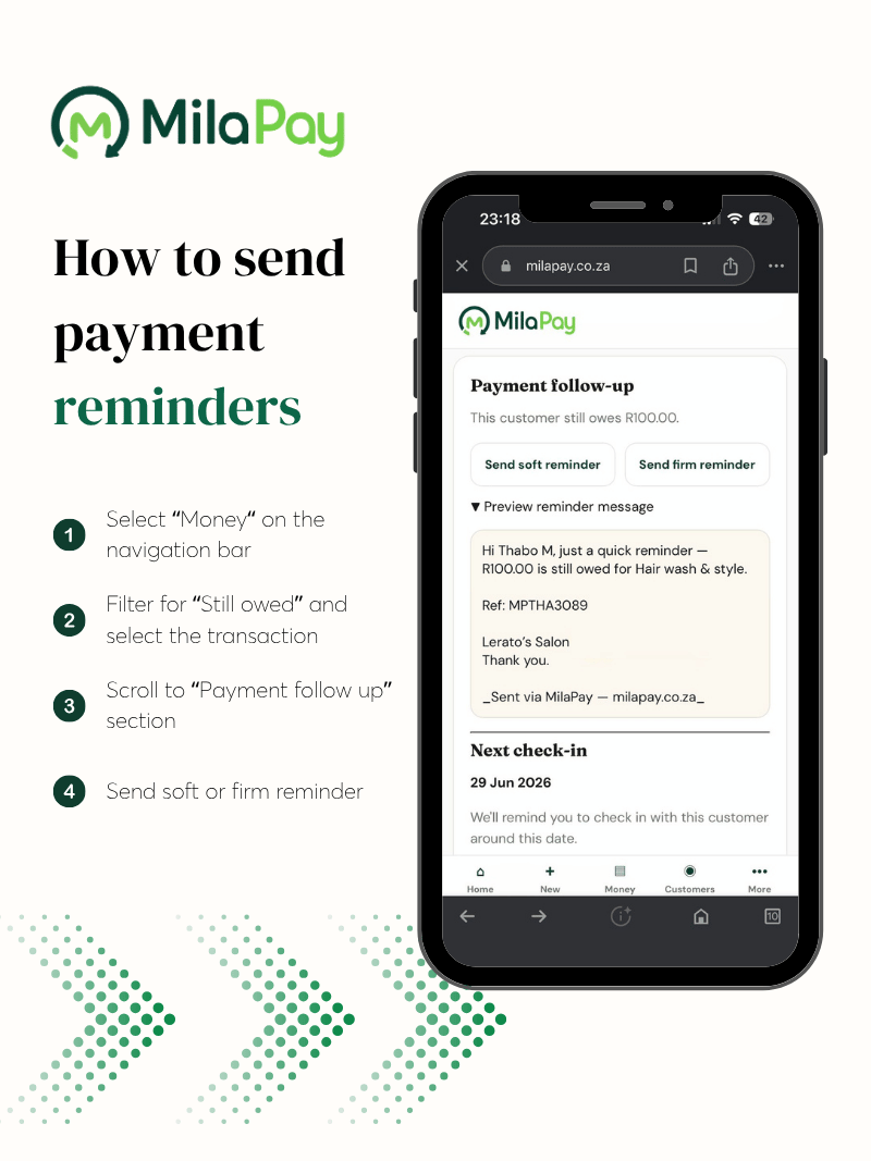 How to send payment reminders