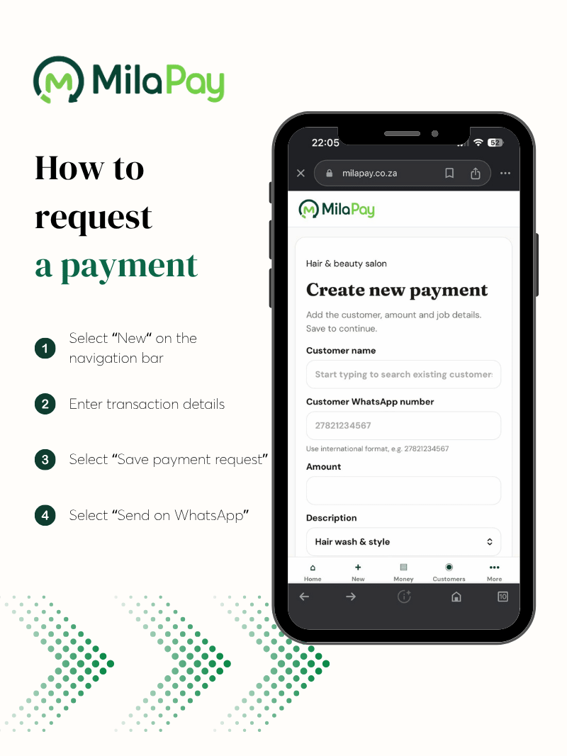 How to request a payment