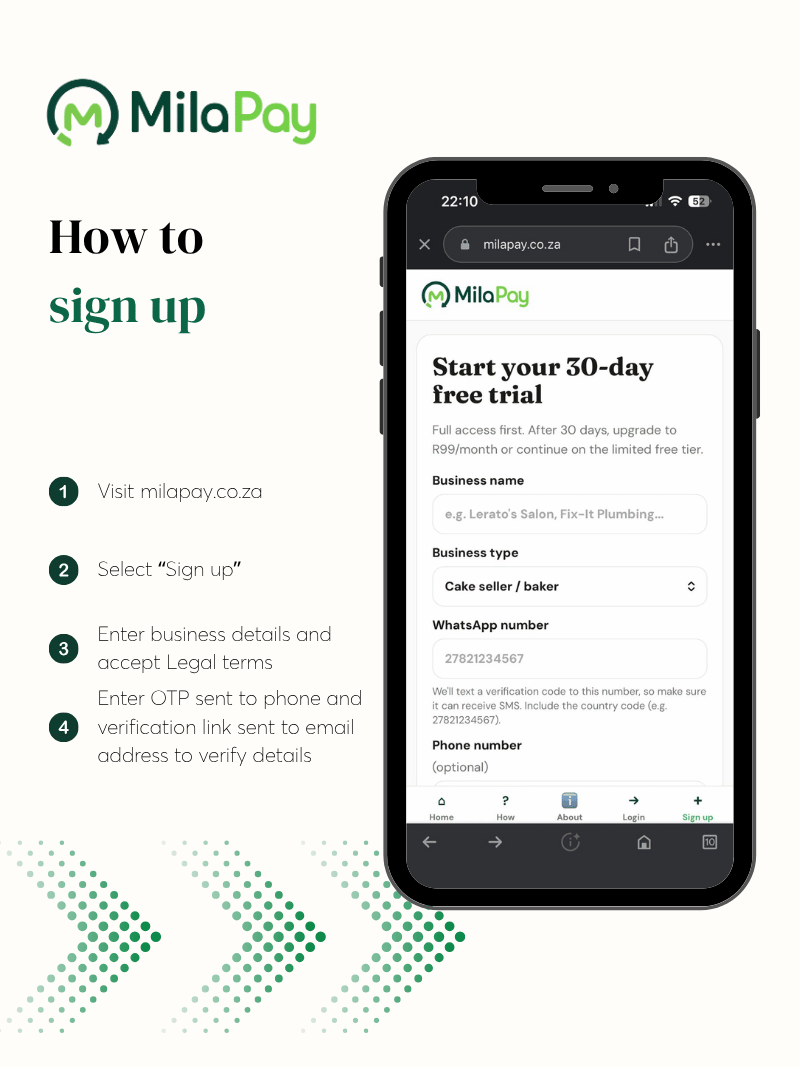 How to sign up